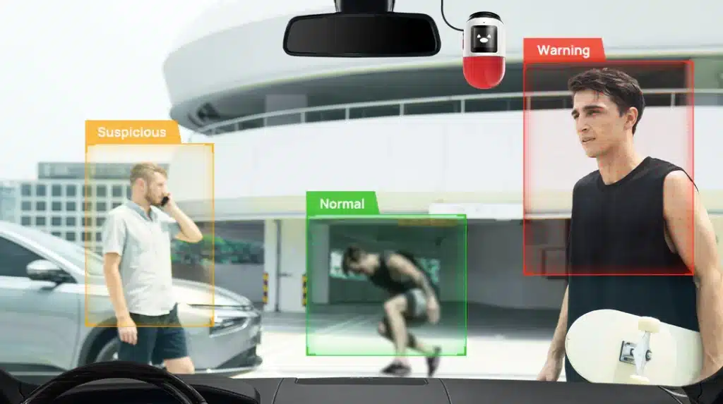 كاميرا ذكية للسيارة 70mai Dash Cam Omni X200 4G - القدرة على التعرف على الأشياء باستعمال الذكاء الإصطناعي